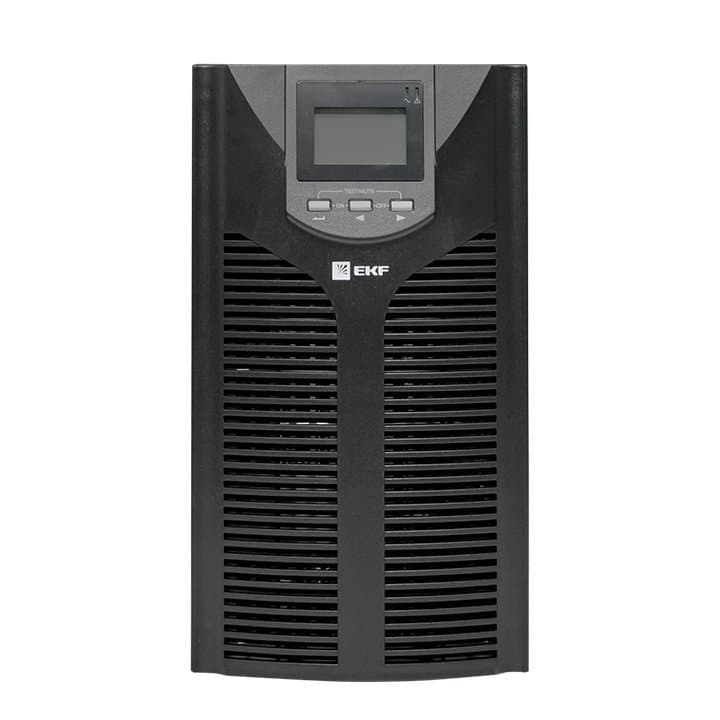 EKF Источник Бесперебойного Питания двойного преобразования E-Power SW900Pro-TB 3000 ВА PROxima напольный,напольный, c АКБ 8 х 12В_7 Ач — миниатюра 3