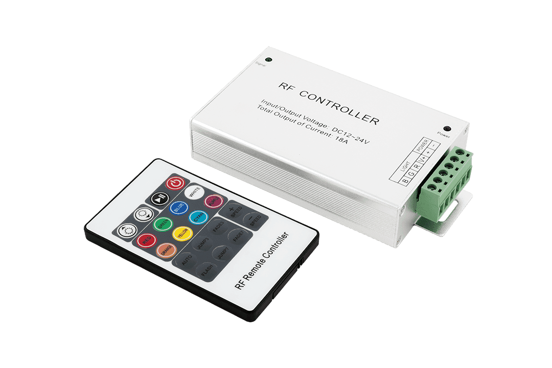 SWG LED RGB контроллер 18А 12-24 Вольт,РФ, 20 кн, RF-RGB-20-18A