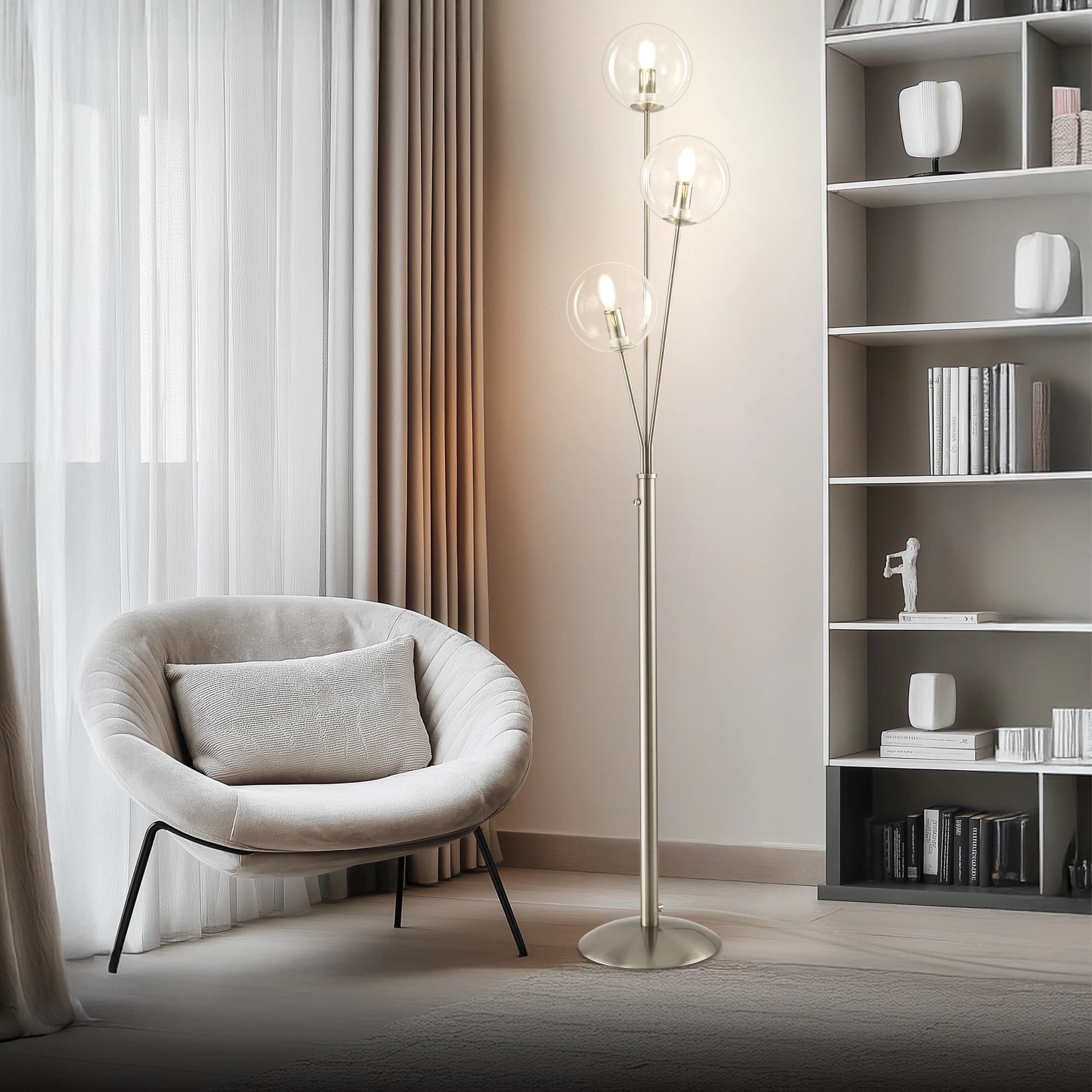 Citilux CL102931 Томми Хром Мат. Торшер — миниатюра 8