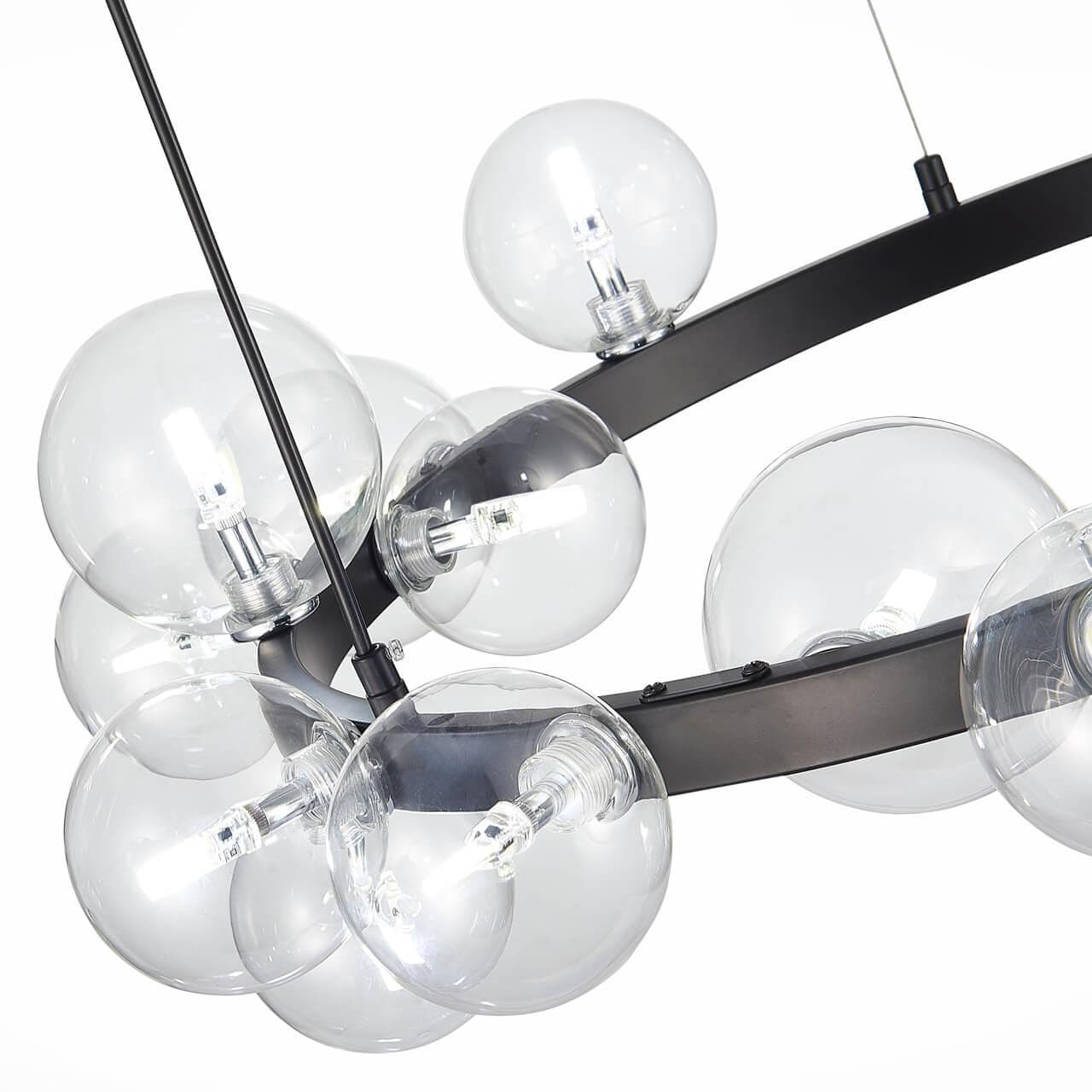 ST Luce SL1165.402.15 Светильник подвесной Черный/Прозрачный G4 15*3W — миниатюра 2