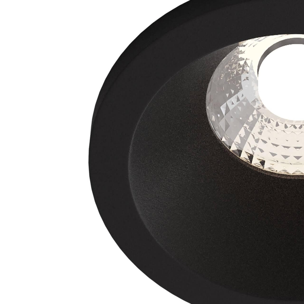 Maytoni Zoom Черный Встраиваемый светильник LED 8W 650Лм DL034-2-L8B — миниатюра 6