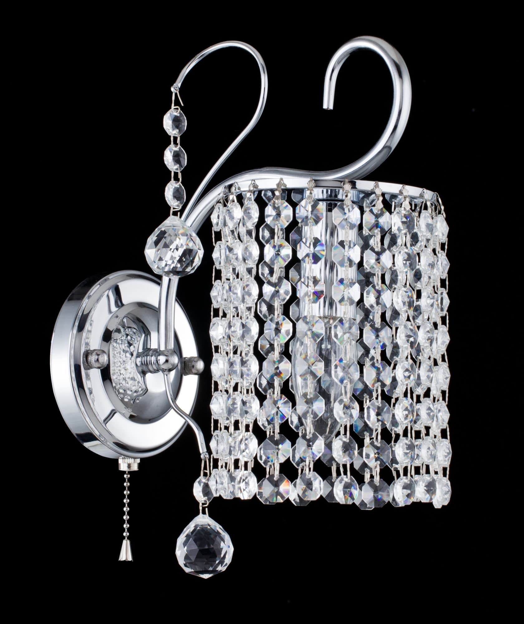 Freya Crystal Leona Хром Бра E14 40W FR1127-WL-01-CH — миниатюра 3