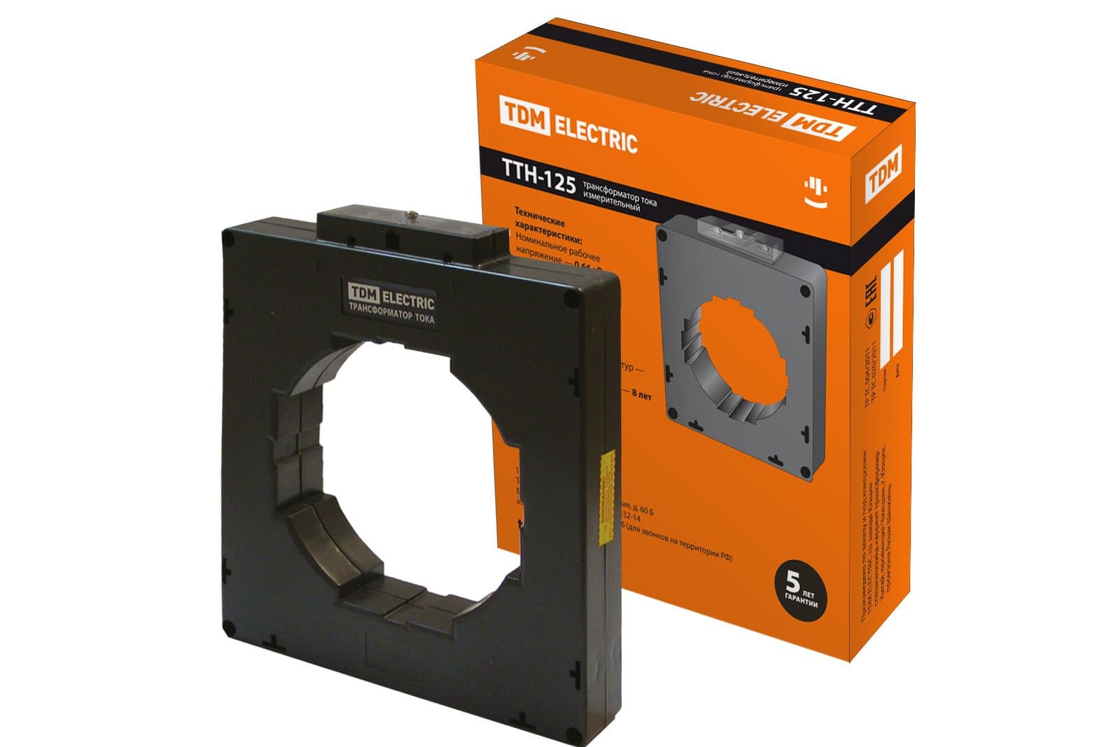 TDM Трансформатор тока измерительный ТТН 125/3000/5-15VA/0,5-Р SQ1101-1148