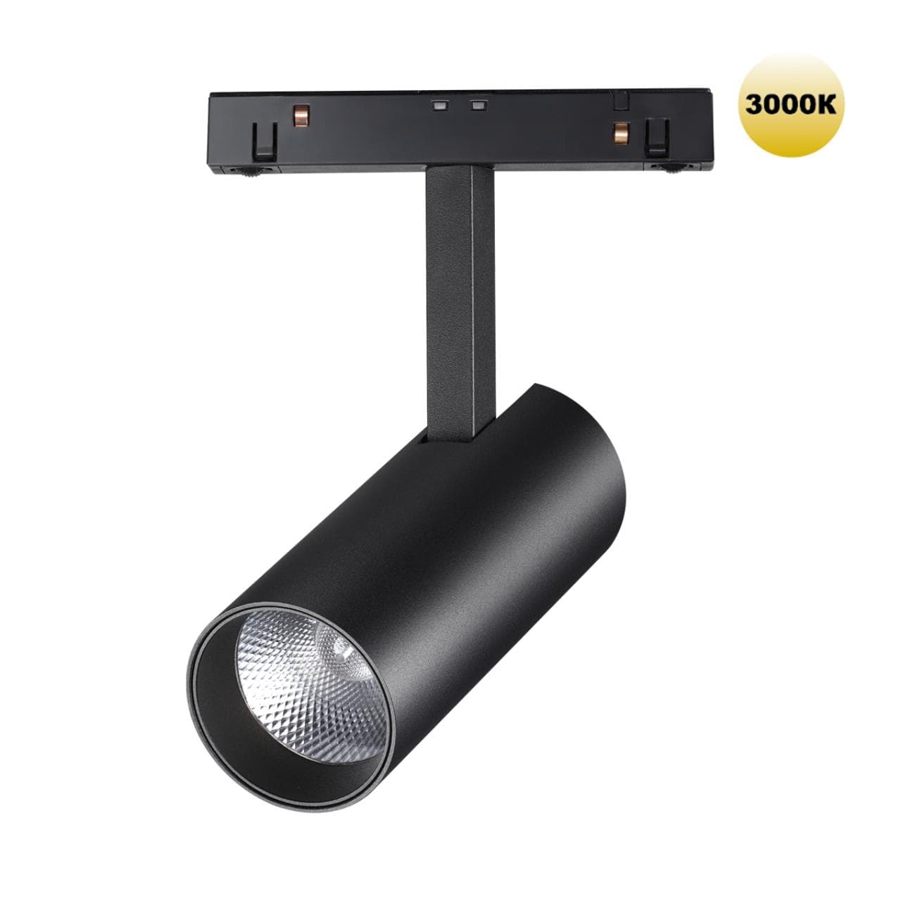 Novotech 359203 SHINO NT23 000 черный Трековый светильник для низков. шинопровода IP20 LED 3000К 12W 48V 960Лм FLUM
