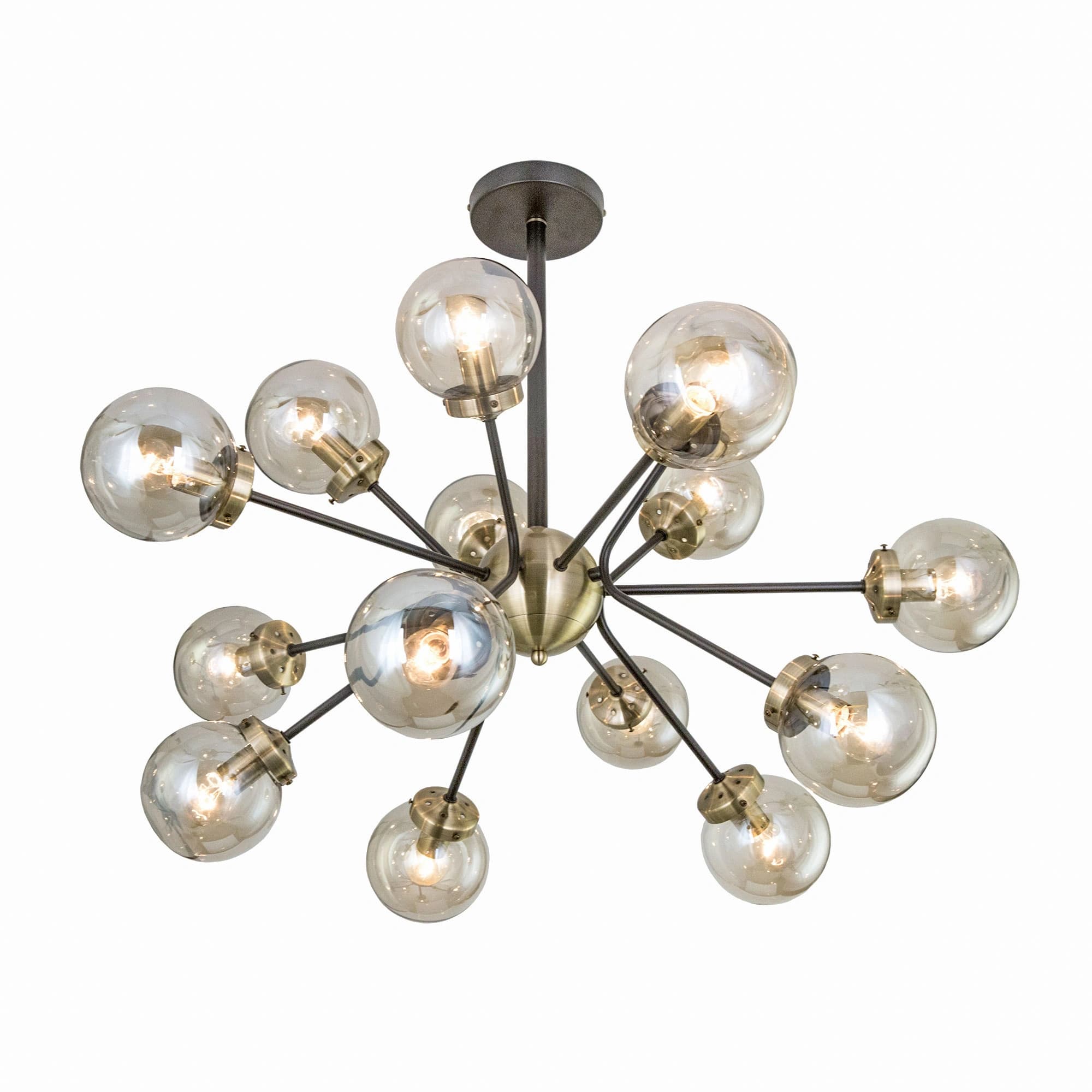 Citilux CL105355 Планета Черн+Дымч. Люстра