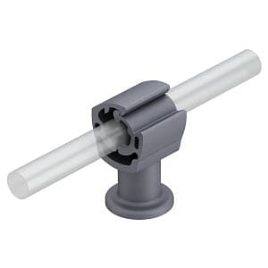 OBO Bettermann Держатель проволоки безболтовой пластиковый 5207460 — миниатюра 2