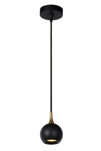 Lucide FAVORI Светильник подвесной Ø 9 cm 1xGU10 Black 09434/01/30
