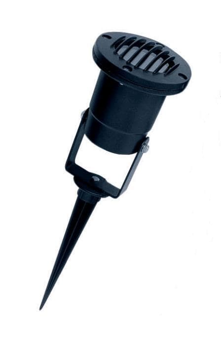 Favourite Relief Черный/Прозрачный Светильник уличный 1*GU10*50W, IP65, лампа в комплект не входит 1833-1T