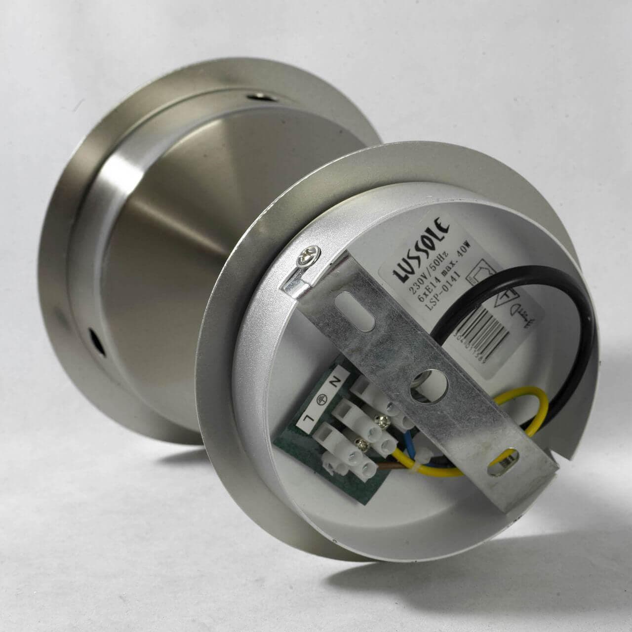 Lussole LGO Металл Никель /  Стекло Люстра E14 GRLSP-0141 — миниатюра 3