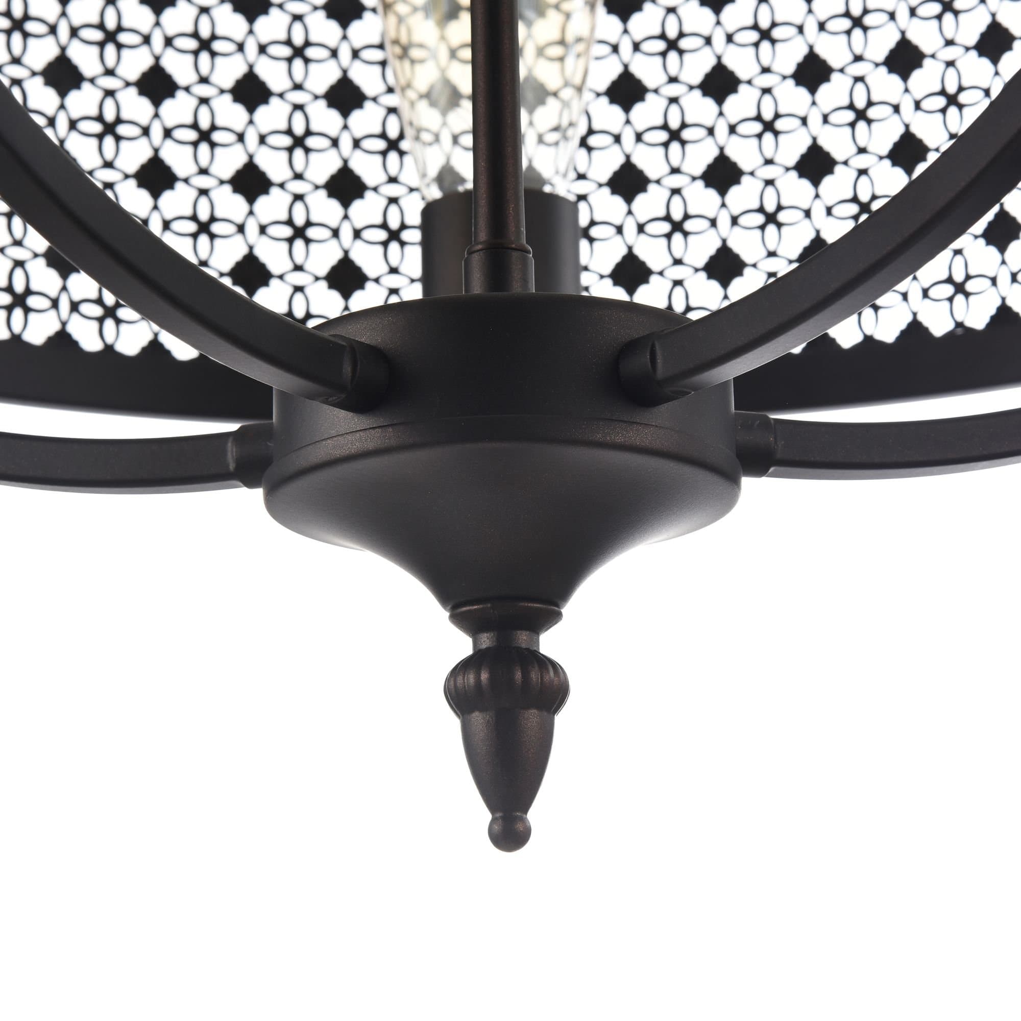 Freya Loft Conte Коричневый Люстра E27 60W FR4166-PL-05C-BL — миниатюра 3