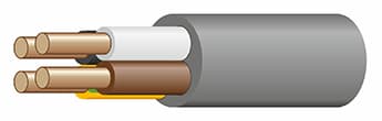 Кабель силовой NUM 4x4мм² серый ГОСТ NUM (NYM)-J 4*4 0,66