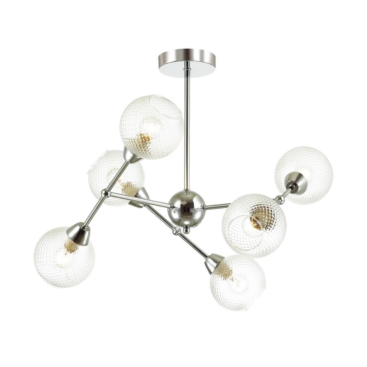 Lumion 4438/6C LN20 049 хром, стекло Люстра потолочная E14 6*40W 220V EVERLY — миниатюра 1