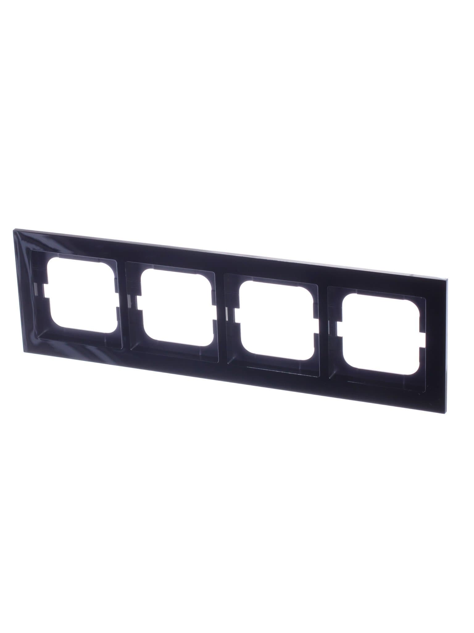 ABB BJE Axcent Черный Рамка 4-ая 2CKA001754A4412 — миниатюра 1