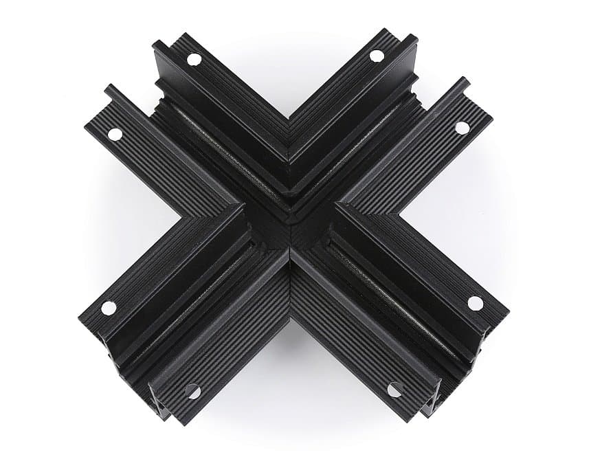 Ambrella Коннектор х-образный для встраиваемого шинопровода Magnetic GL3358 BK черный 170*170*46,8