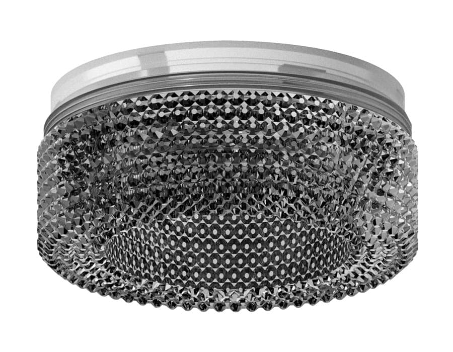 Ambrella Насадка передняя N7192 BK тонированный D70*H30mm Out25mm MR16 (для корпуса светильника) — миниатюра 1