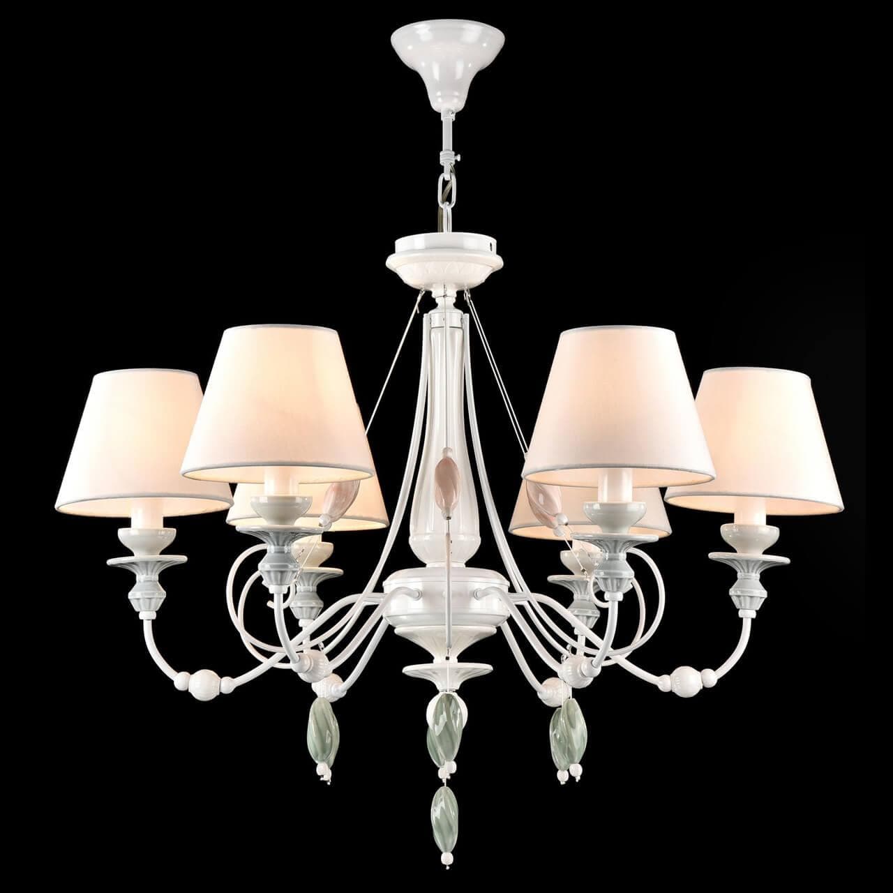 Maytoni Elegant Adelia Жемчужный белый Люстра 6xE14 40W ARM540-06-W — миниатюра 10