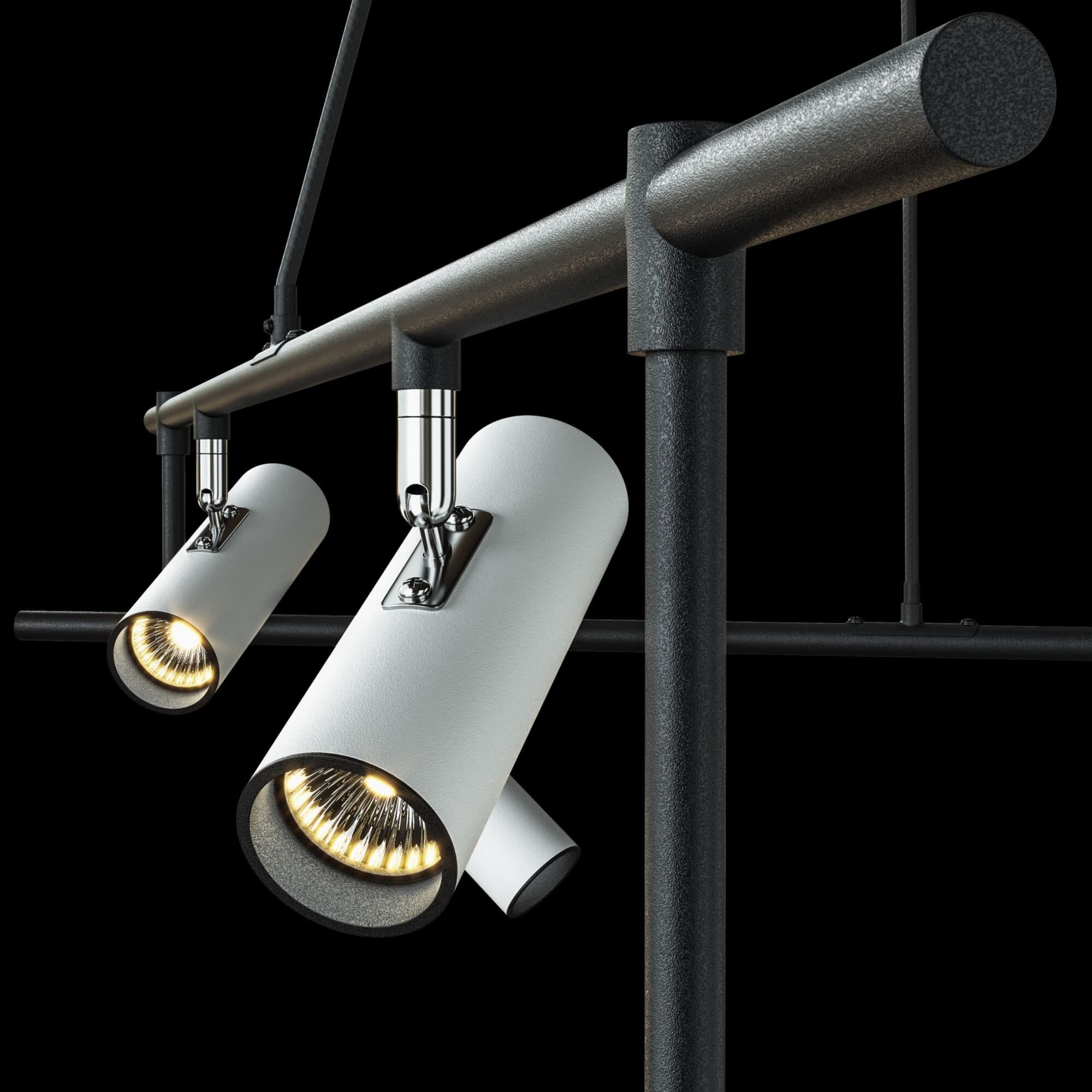 Maytoni Technical Черно-белый Светильник подвесной MOD128PL-06WB — миниатюра 4