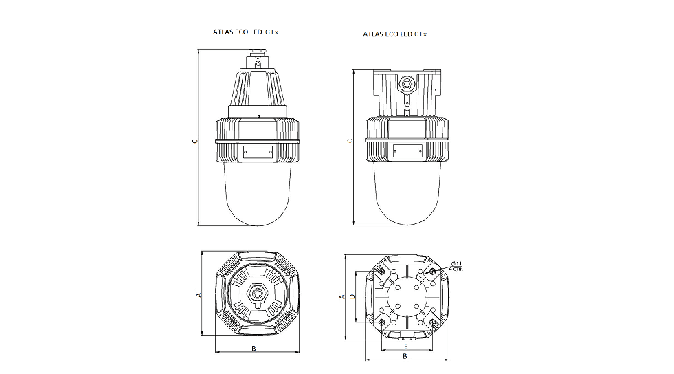 ATLAS ECO LED Ex/PL 15W D120 850 HG — миниатюра 2