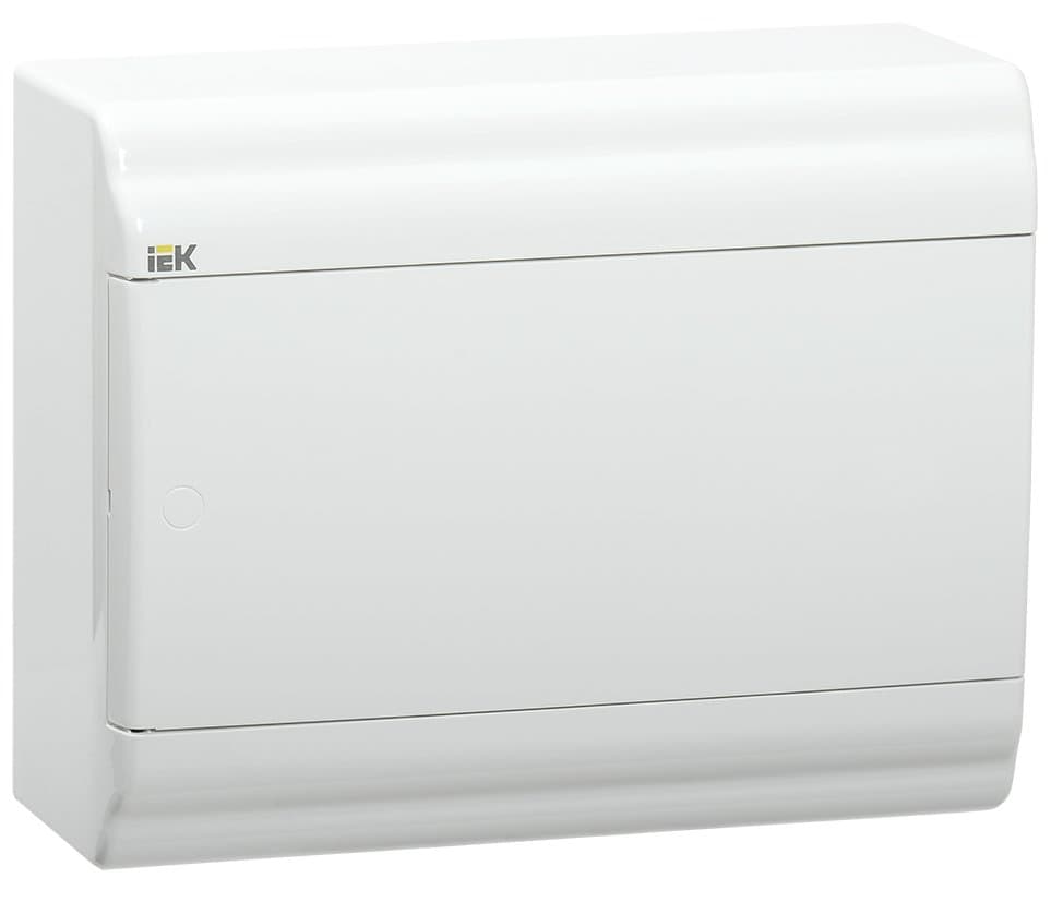 IEK PRIME Корпус пластиковый навесной ЩРН-П-9 белый/белая дверь IP41