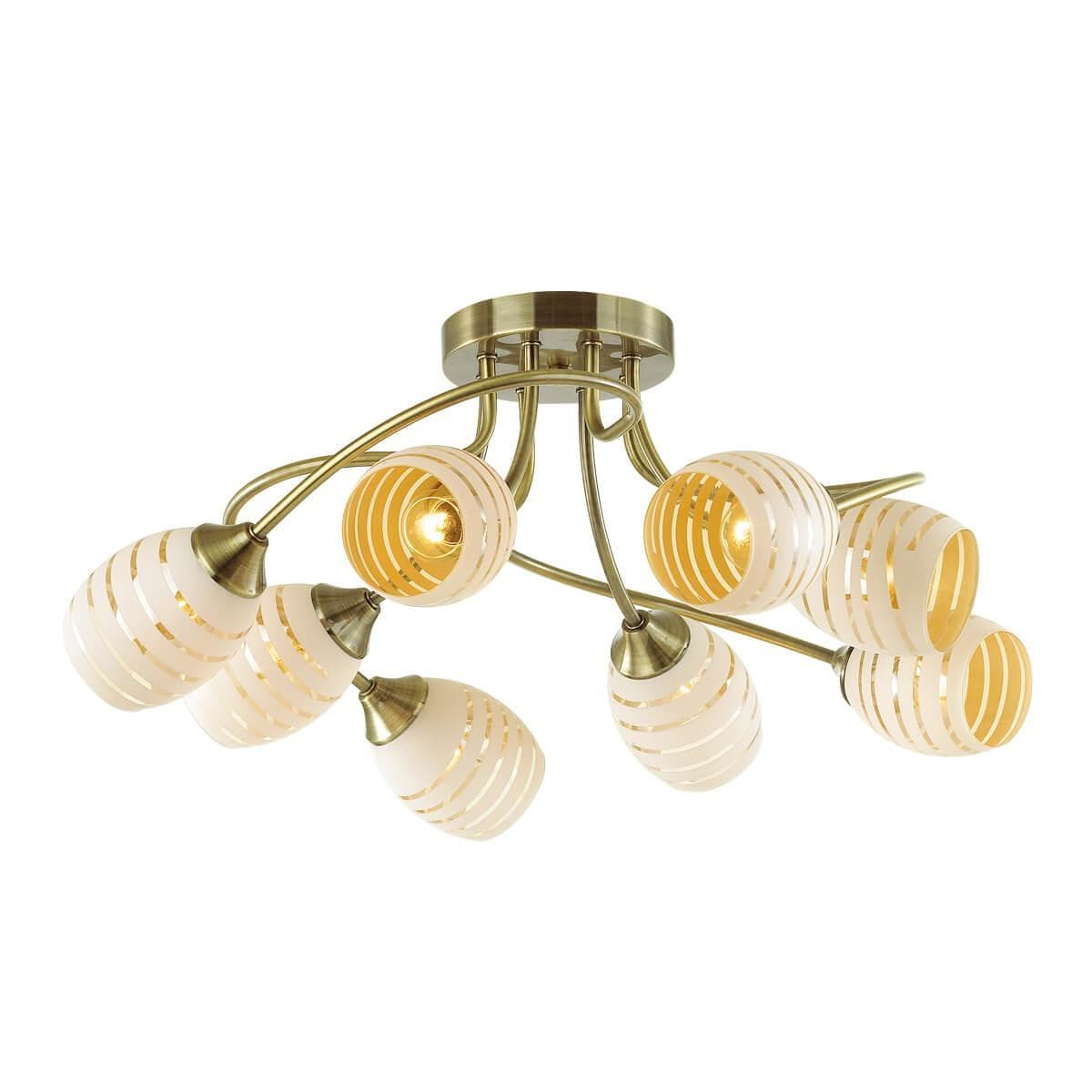 Lumion 4528/8C COMFI LN21 053 античная бронза Люстра потолочная E27 8*60W 220V DOROTHY — миниатюра 1