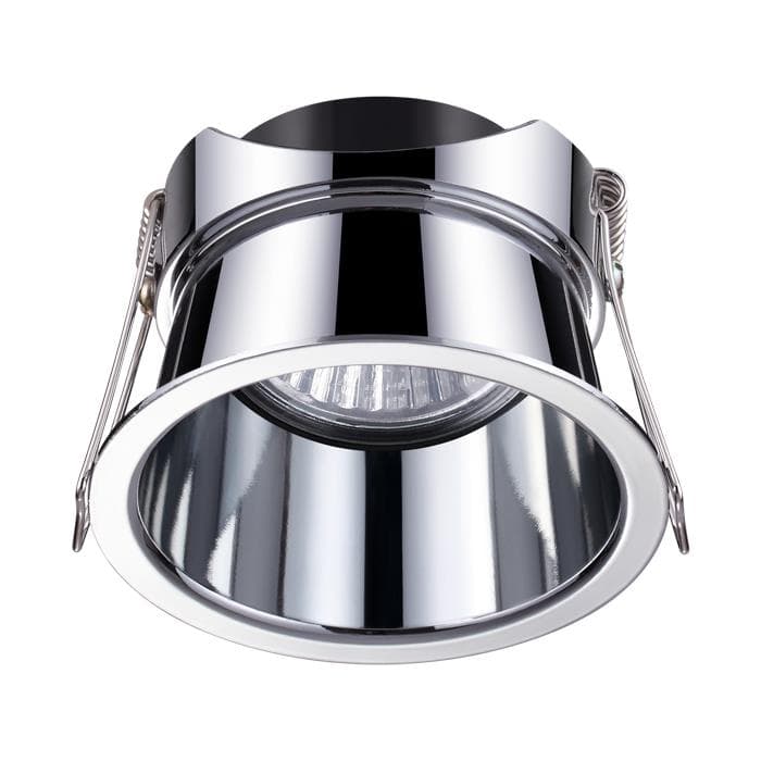 Novotech 370448 NT19 130 хром Встраиваемый светильник IP20 GU10 50W 220V BUTT