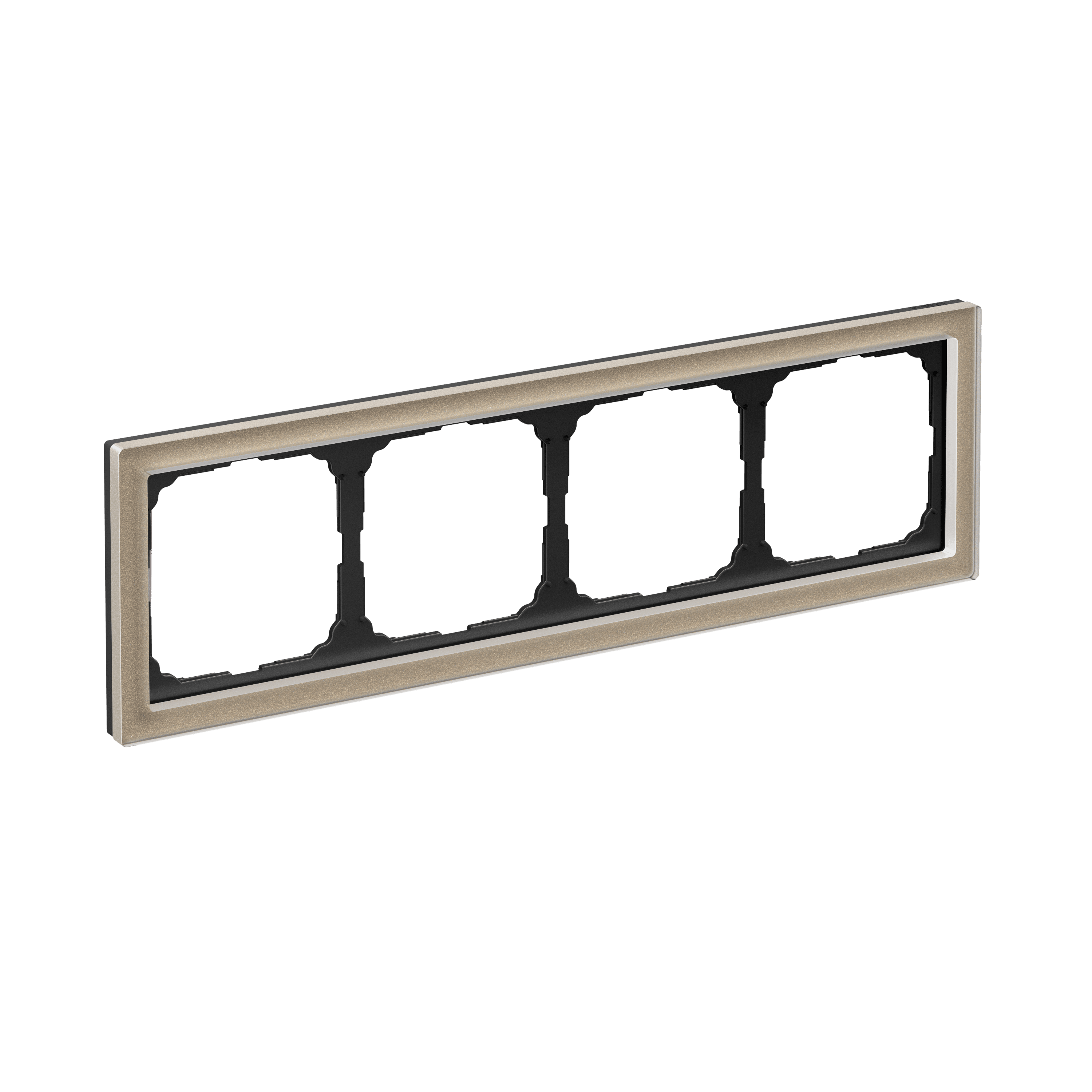 Systeme Electric ArtGallery Pure Органическое стекло Шампань Рамка 4-ая — миниатюра 6