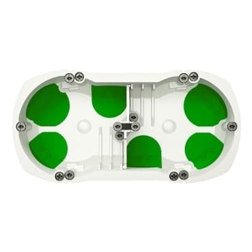 Schneider Electric Коробка 2-ая Multifix Air 67x40 для скрытого монтажа — миниатюра 2