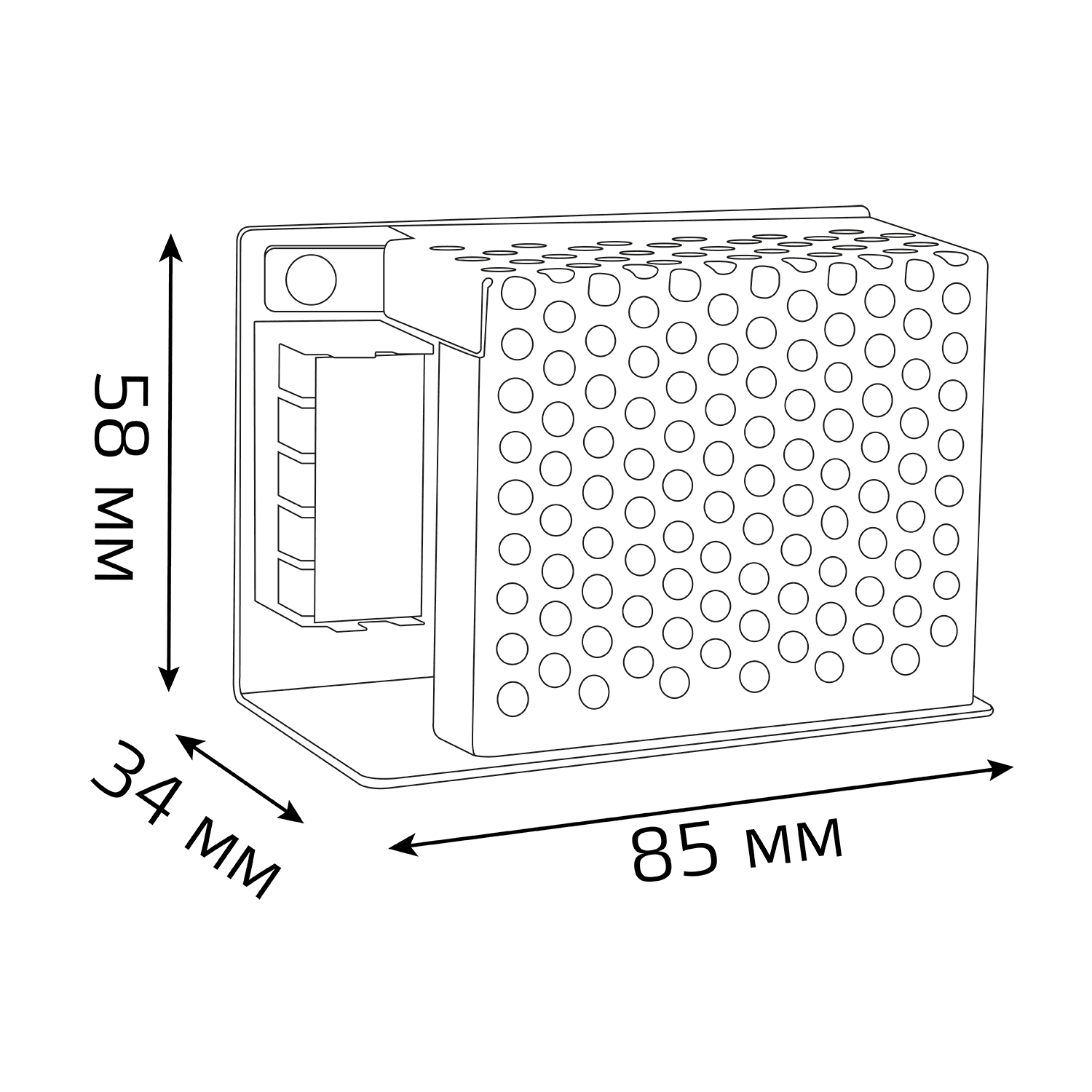 Gauss Блок питания 30W 24V IP20 1/140 202002030 — миниатюра 2