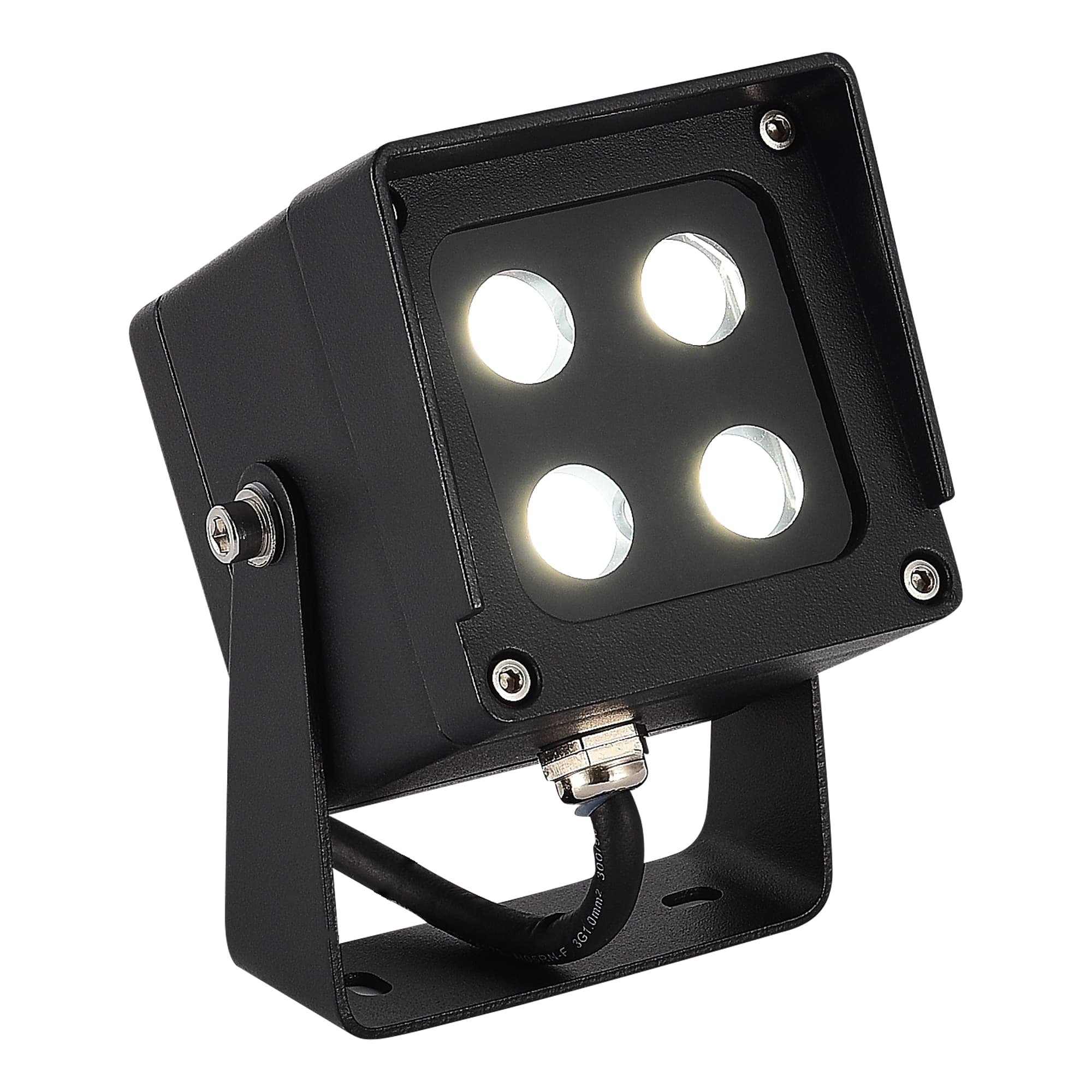ST LUCE SL9520.405.01 Светильник уличный наземный черный/черный LED 1*9W 3000K/4000K/6500K