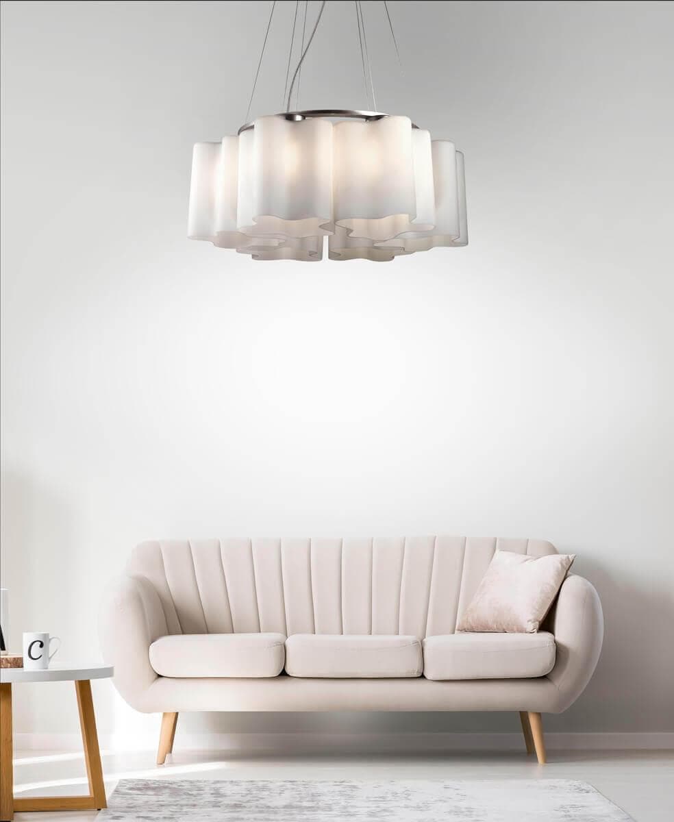 ST LUCE SL116.502.06 Люстра потолочная Серебристый/Белый E27 6*60W — миниатюра 2
