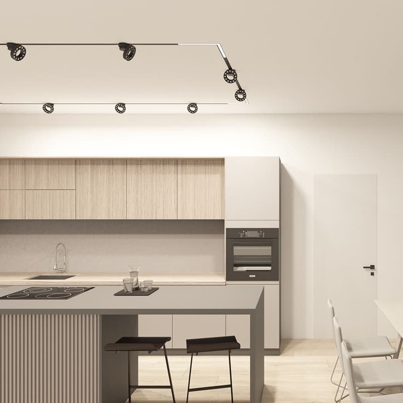 Denkirs DK8030-BK Поворотный трековый светильник — миниатюра 7