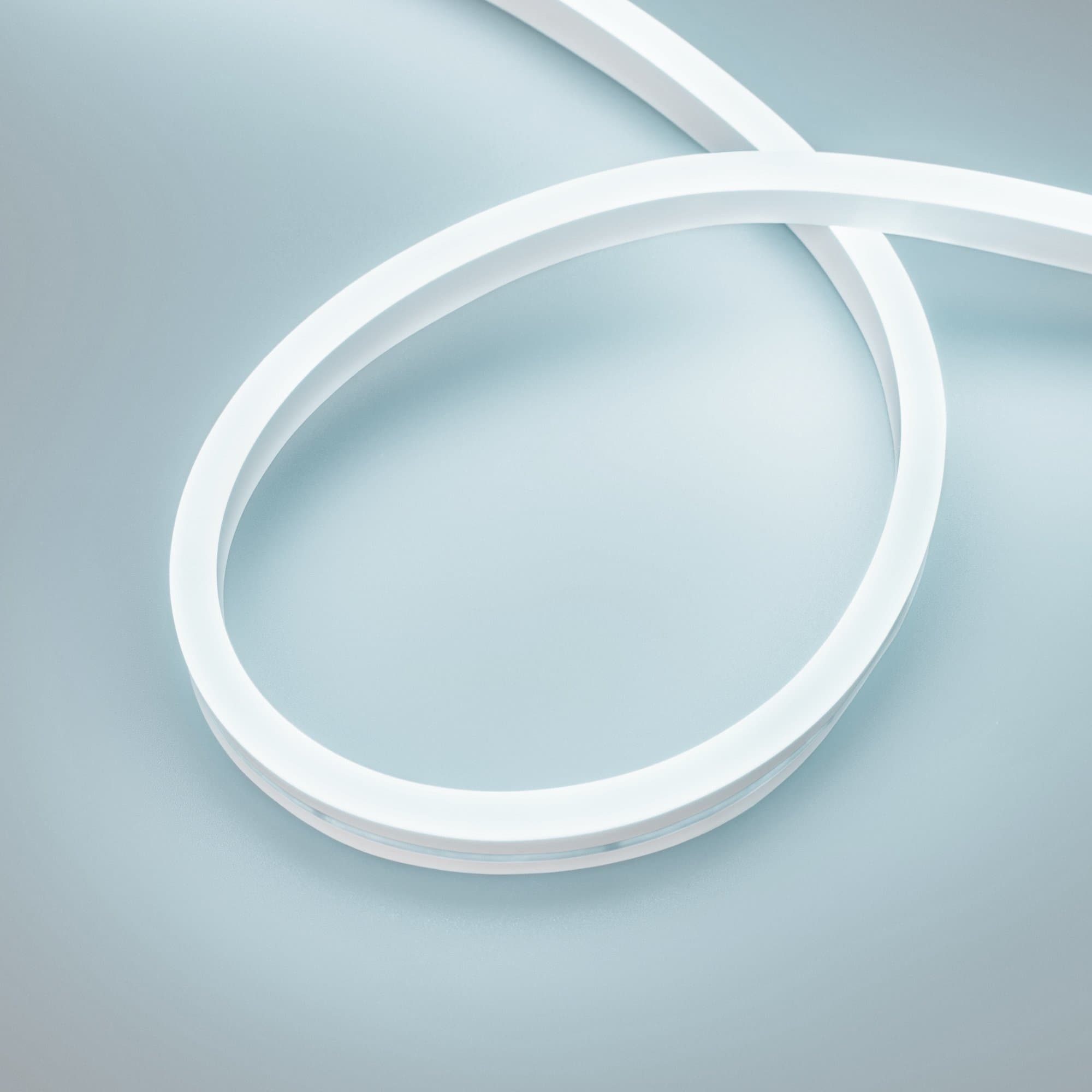 Arlight Лента герметичная AURORA-PS-A120-16x8mm 24V White6000 (10 W/m, IP65, 2835, 5m) (-) 036685