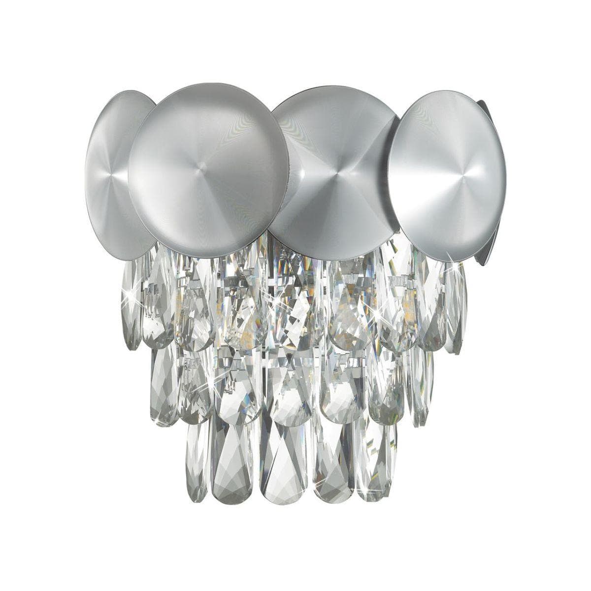 Odeon Light 4972/2W HALL ODL22 375 хром/пластик/хрусталь Бра G9 2*33W CATRIS — миниатюра 1