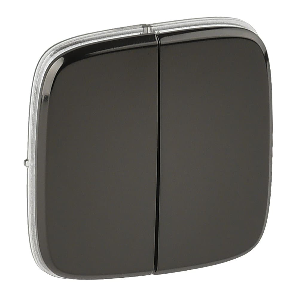 Legrand Valena ALLURE Черная сталь Клавиша 2-ая 755123