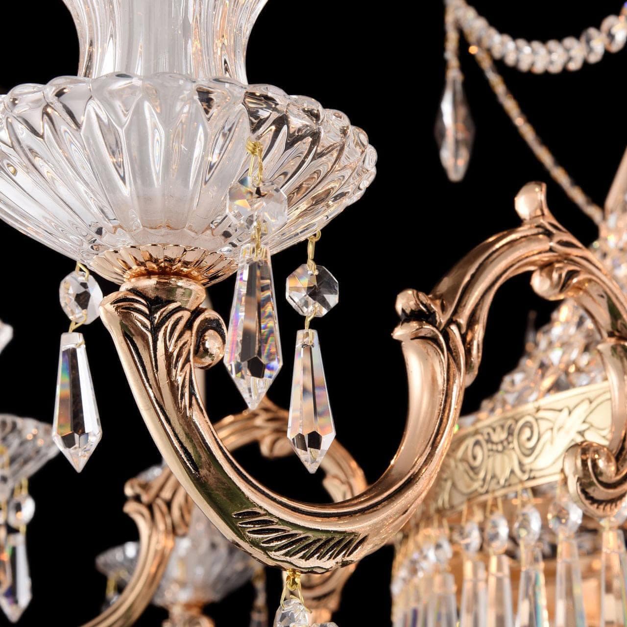 Maytoni Classic Palace Золото Антик Люстра E27 60W DIA890-PL-42-G — миниатюра 11