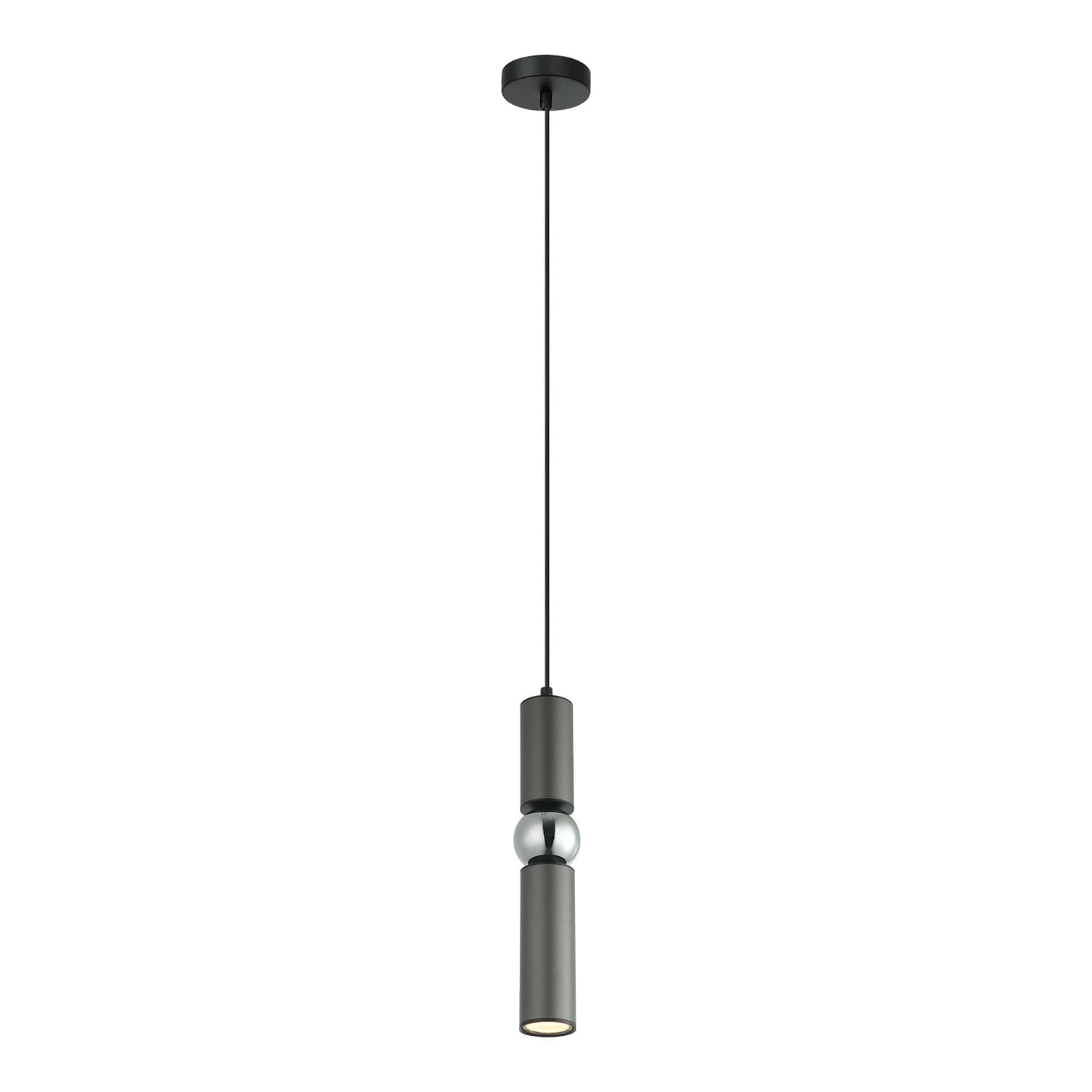 Lussole LOFT Светильник подвесной серый/черный LSP-8572