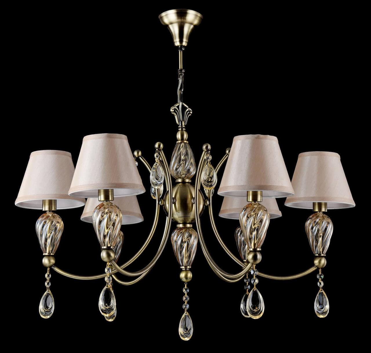 Maytoni Royal Classic Murano Бронза Люстра 6xE14 40W RC855-PL-06-R — миниатюра 11