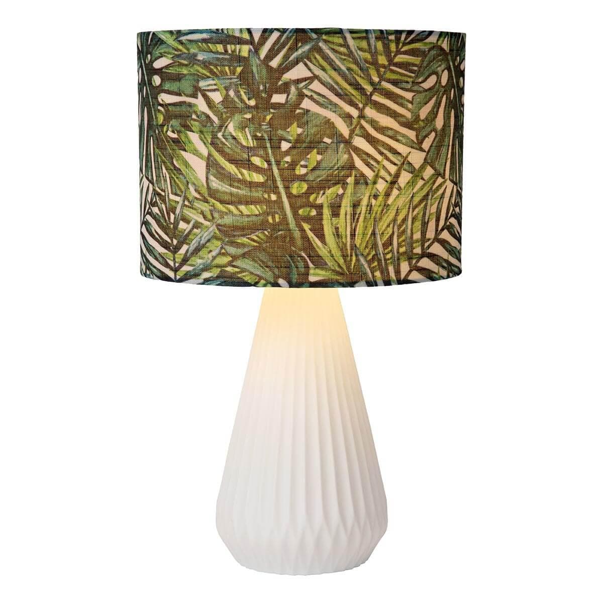 Lucide SERENOA Лампа настольная Ø 25 cm 1xE14 White 13536/81/31 — миниатюра 3