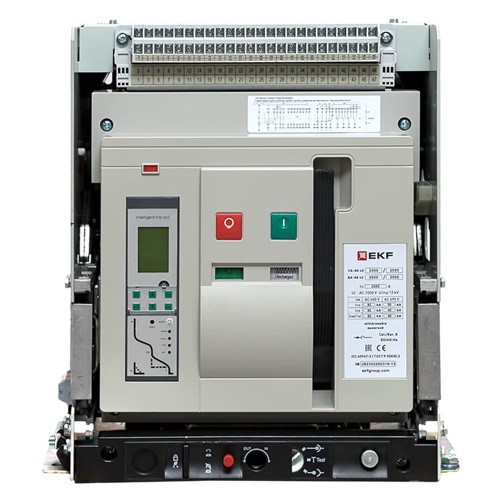 EKF v2 Выключатель автоматический ВА-45 2000/2000А 3P 85кА выкатной — миниатюра 2