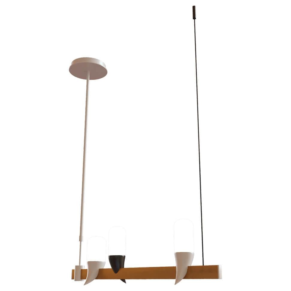 LOFT IT 1028-3WH Подвесной светильник Whisper 3x5 Вт LED 3000K 1028-3WH, шт — миниатюра 2