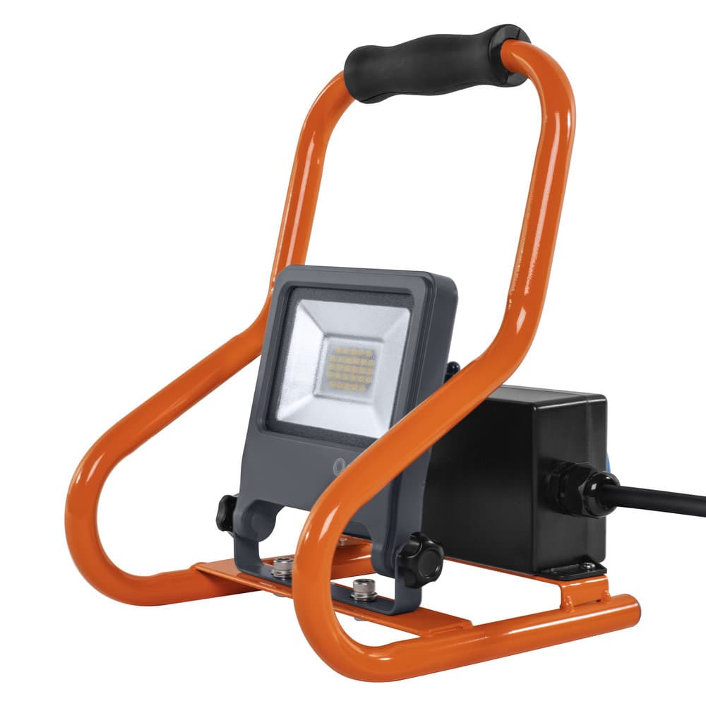 Ledvance LED прожектор WORKLIGHT переносной, с ручкой и двумя разъемами для подключения в сеть 220В, Черный 20Вт 1700 Лм, 4000 К Нейтральный белый све 4058075321304
