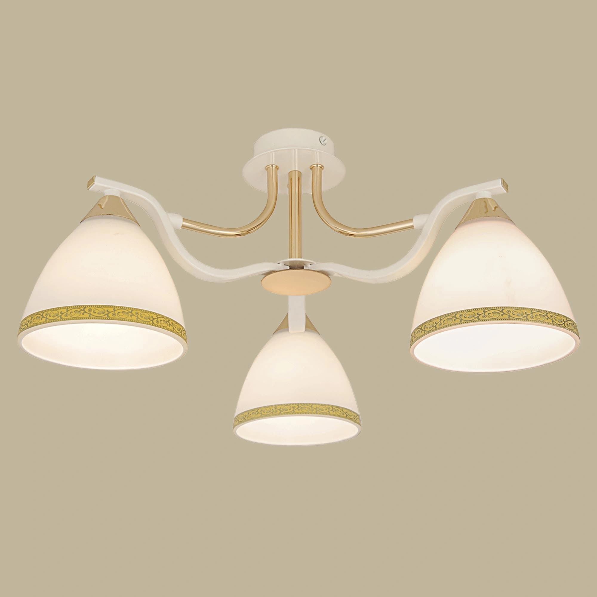 Citilux CL144132 Симона Бел.+Золото Свет-к Люстра — миниатюра 2