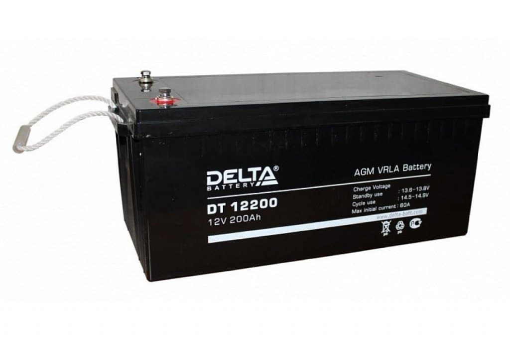 Delta Аккумуляторная батарея DT 12200 12В/200Ач
