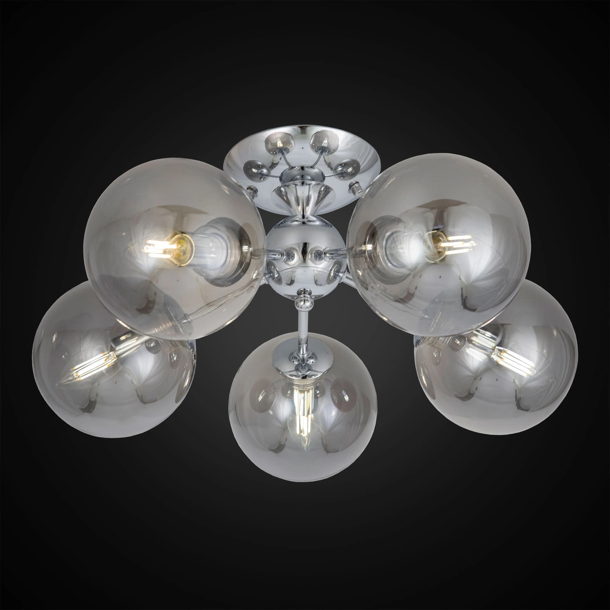Citilux CL102150 Томми Хром+Дымч. Люстра — миниатюра 2