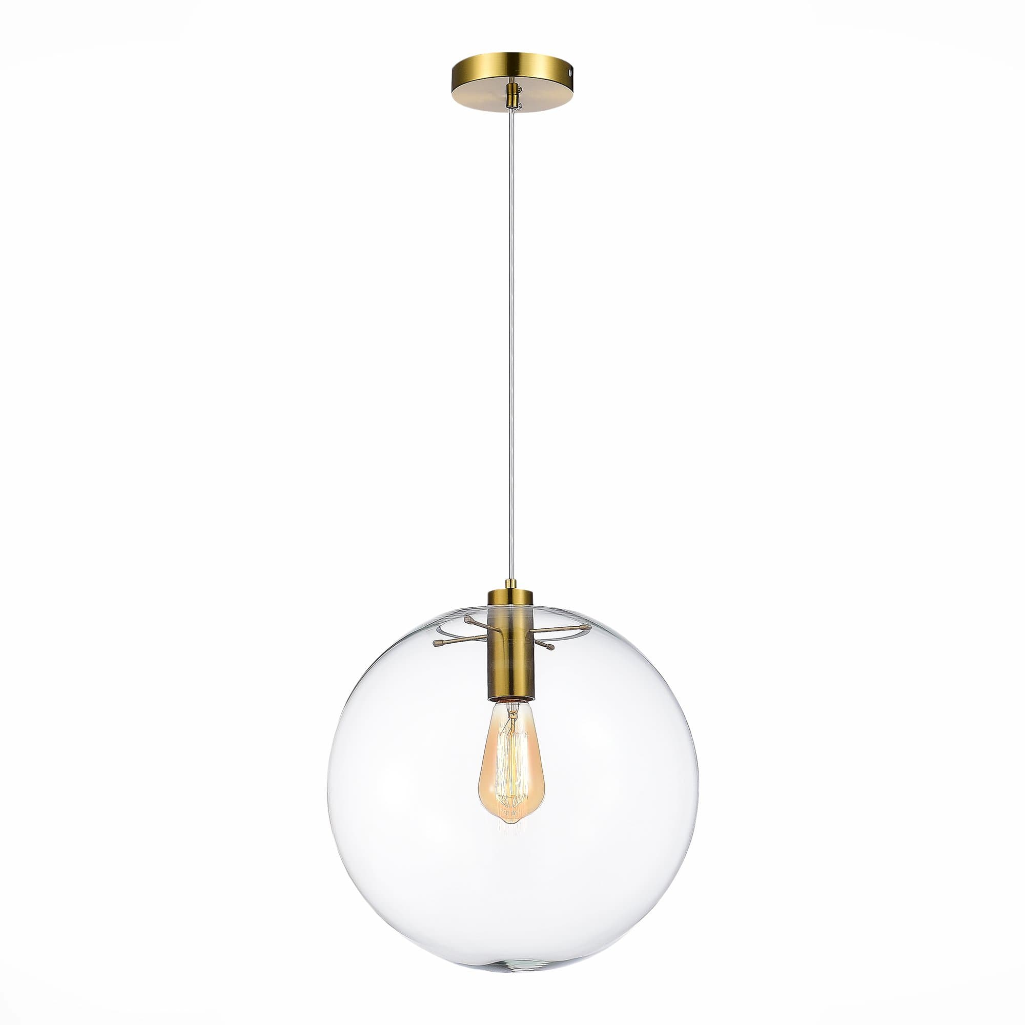 ST LUCE SL1056.233.01 Подвес Золотой/Прозрачный E27 1*60W