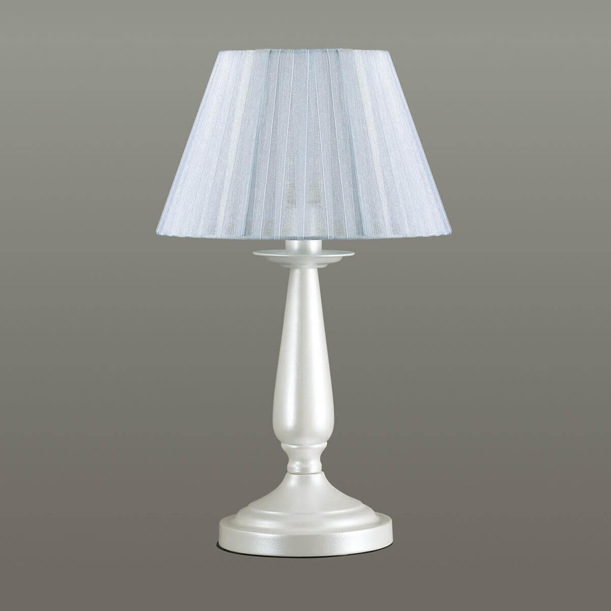 Lumion 3712/1T LN18 230 перламутровый белый Настольная лампа E14 60W 220V HAYLEY — миниатюра 4