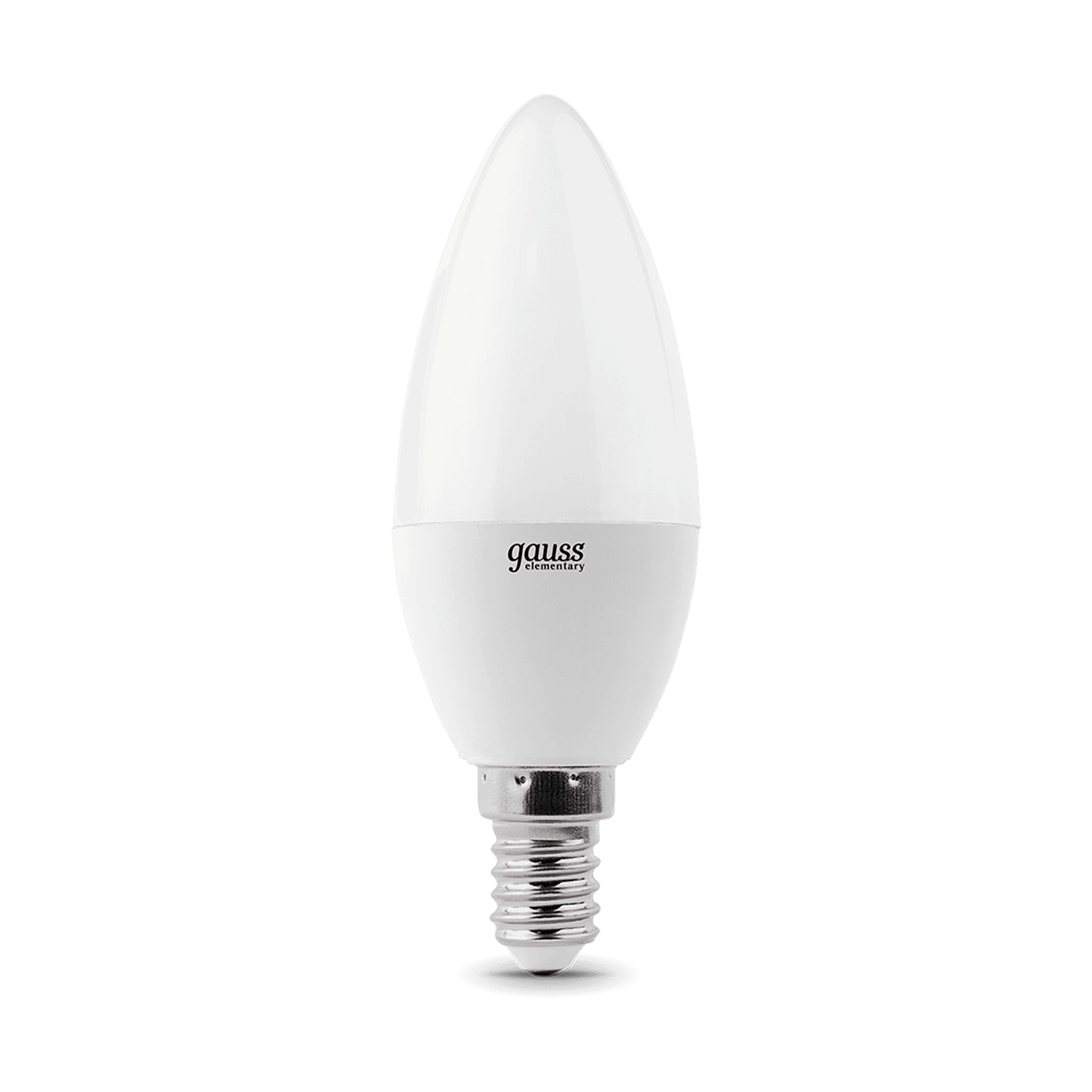 Gauss Лампа Elementary Свеча 7W 470lm 4100K E14 (3 лампы в упаковке) LED 33127T — миниатюра 4