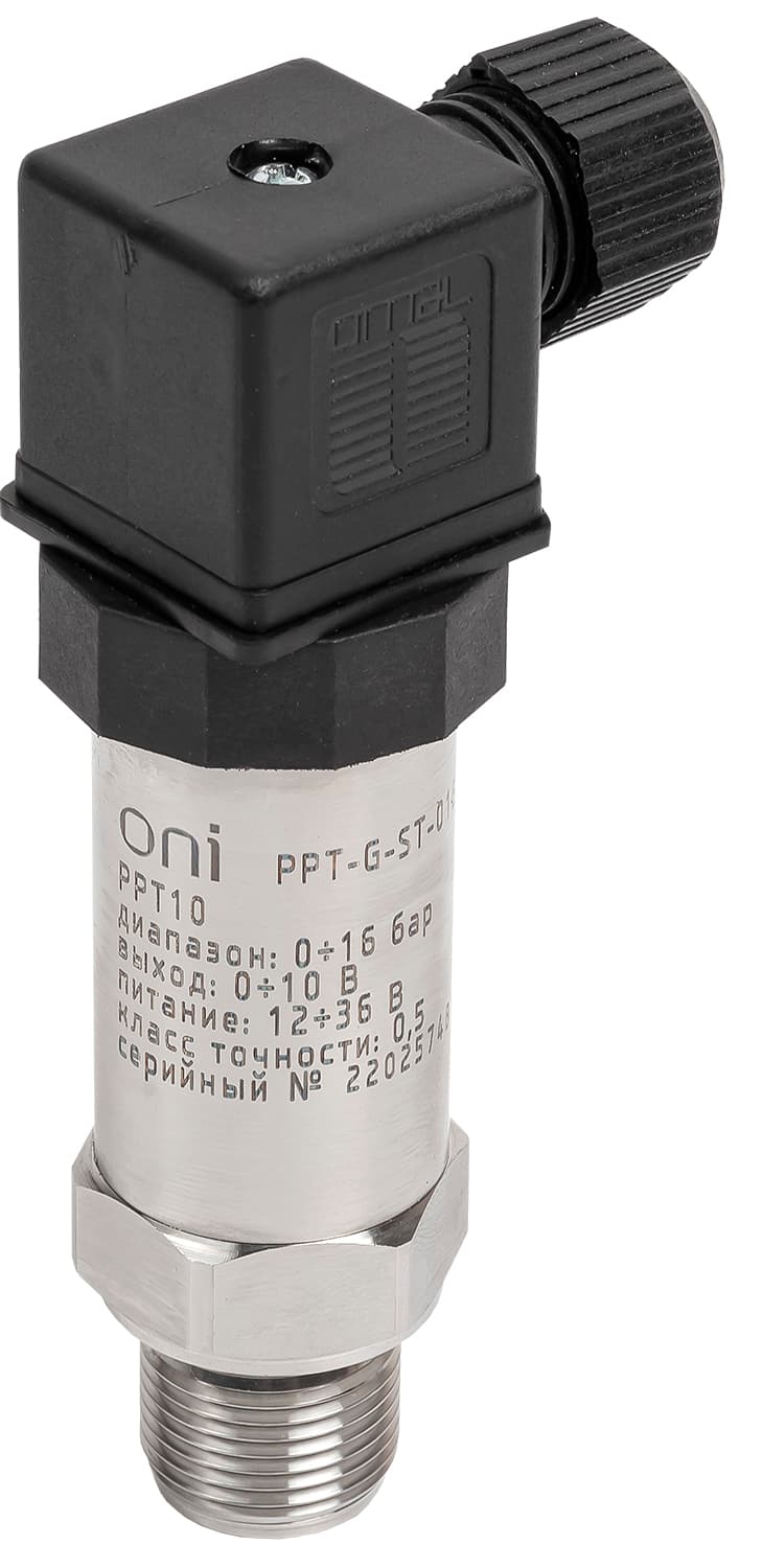 IEK Преобр. давл. PPT10 0,5% 0-16Бар 0-10В M20 DIN43650