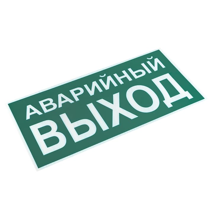 EKF PROxima Знак "АВАРИЙНЫЙ ВЫХОД" 150х300мм — миниатюра 2