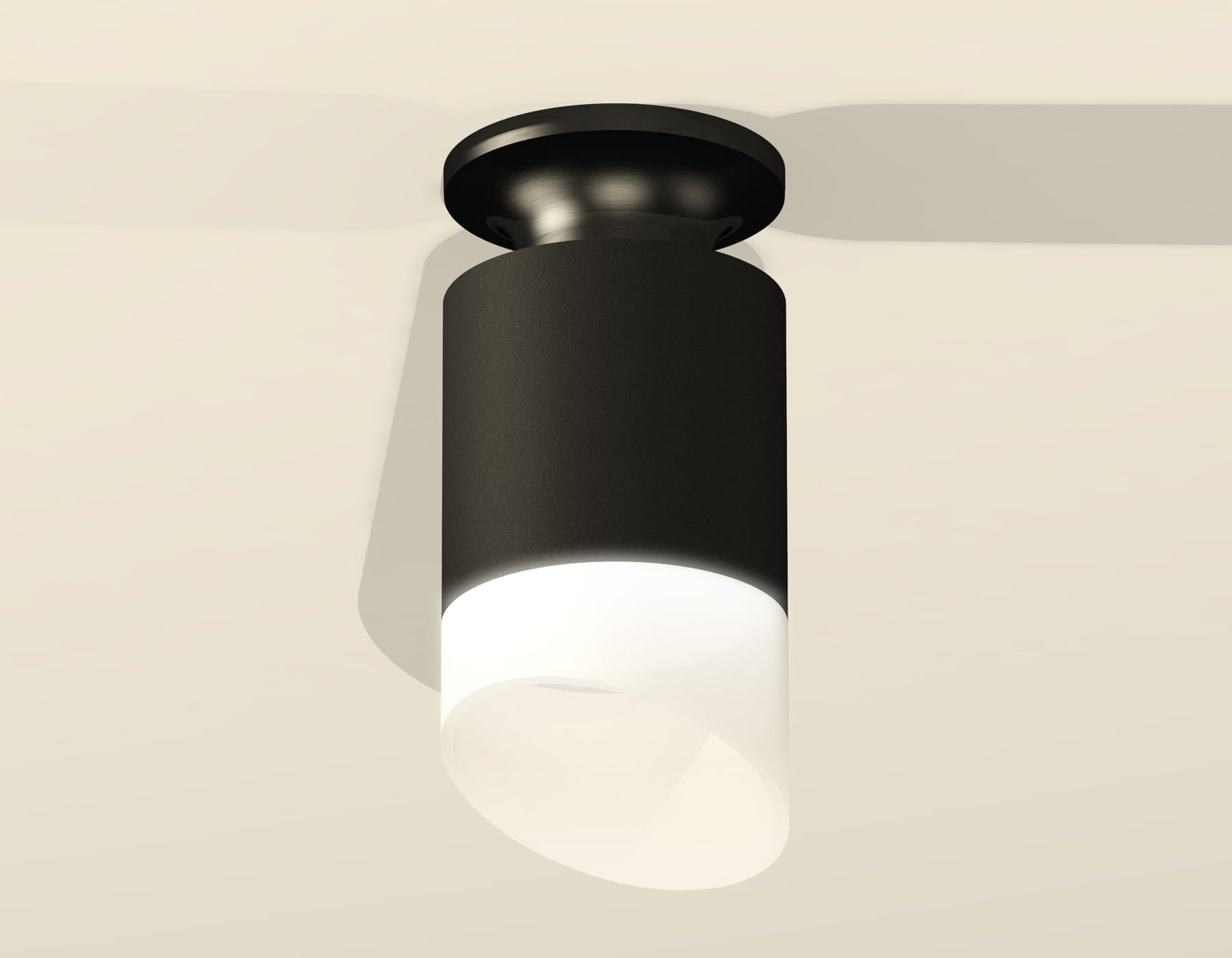 Ambrella Комплект накладного светильника XS6302112 SBK/PBK/FR черный песок/черный полированный/белый матовый MR16 GU5.3 (N6902, C6302, N6256) — миниатюра 3